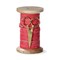 Magenta Velvet Ribbon with Scissor Spool 5 Yards - Everyday Crafting Ribbon for Yarn and Thread Projects